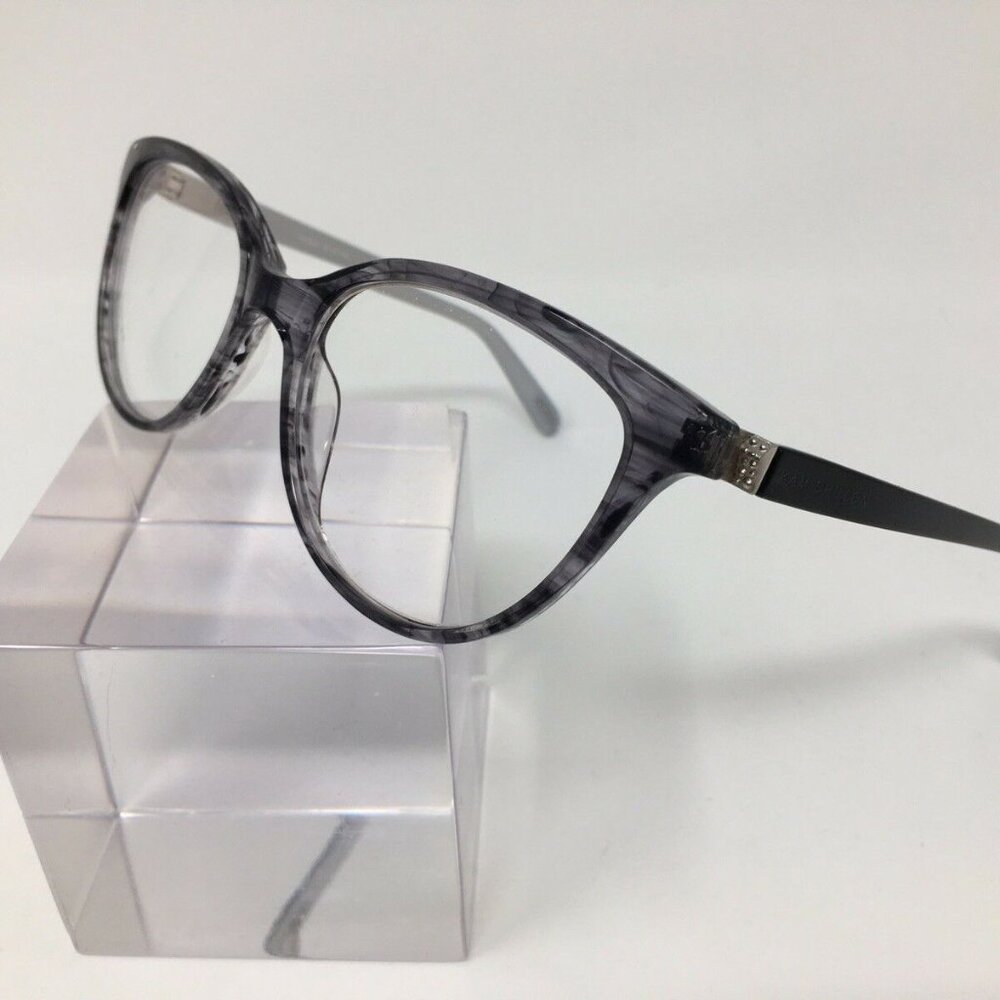 KAM DHILLON Eyeglasses DH249 Frames 51 [] 17 135 Ink Grey Flex Hinge Cateye